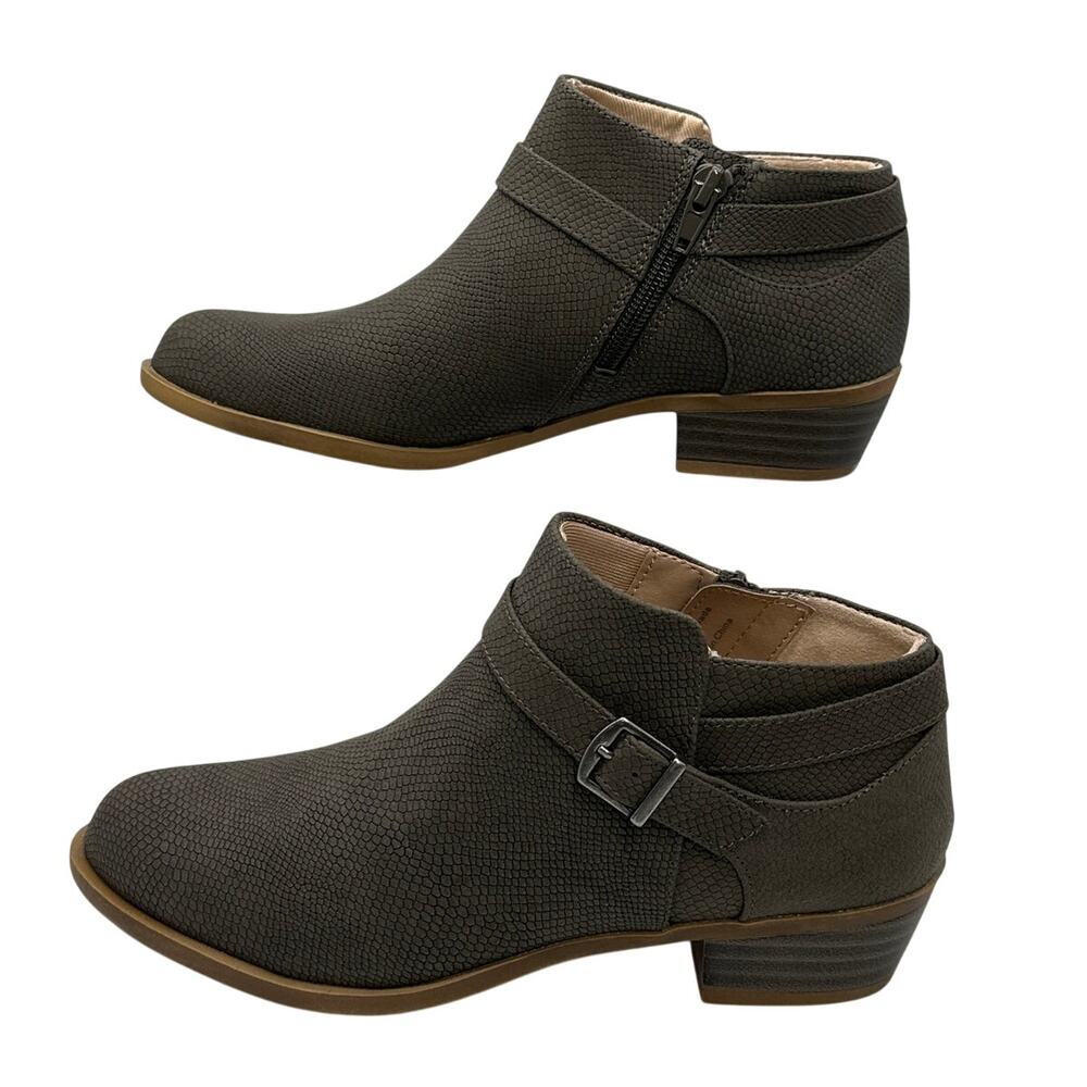 Life Stride Velocity 2.0 Alexander Shootie Shoes Ankle Boot Faux Leather Brown 7 - Picture 2 of 11